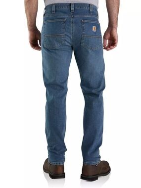 Carhartt Men's Relaxed Straight Jeans in Medium Blue Wash